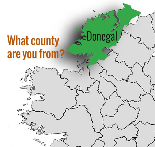What's your Irish County? County Donegal