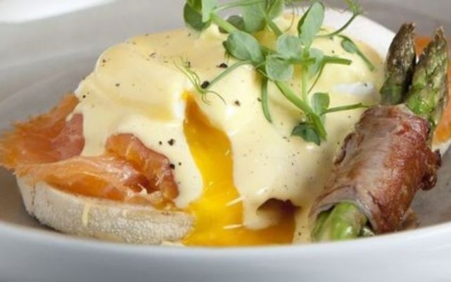 Gareth Mullins\' Eggs Benedict.