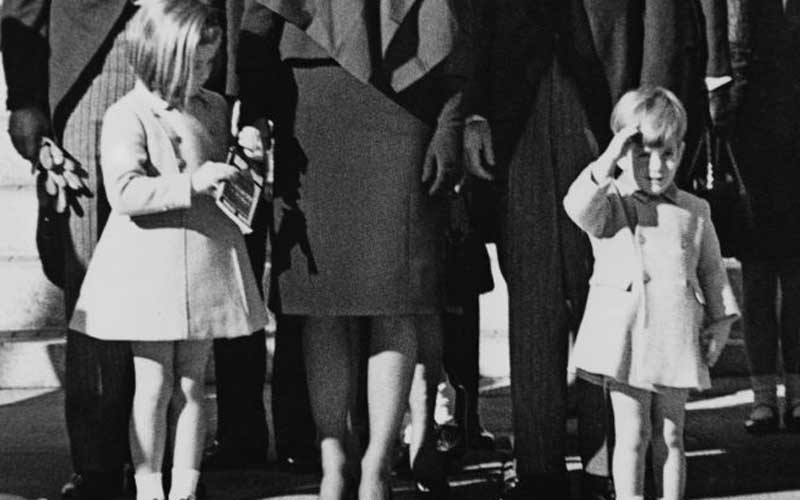 JFK Jr.'s heartbreaking salute to his father's coffin