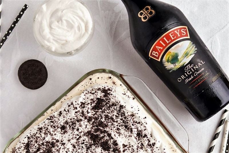 Irish Cream Dessert Lasanga Layers Baileys And Oreos