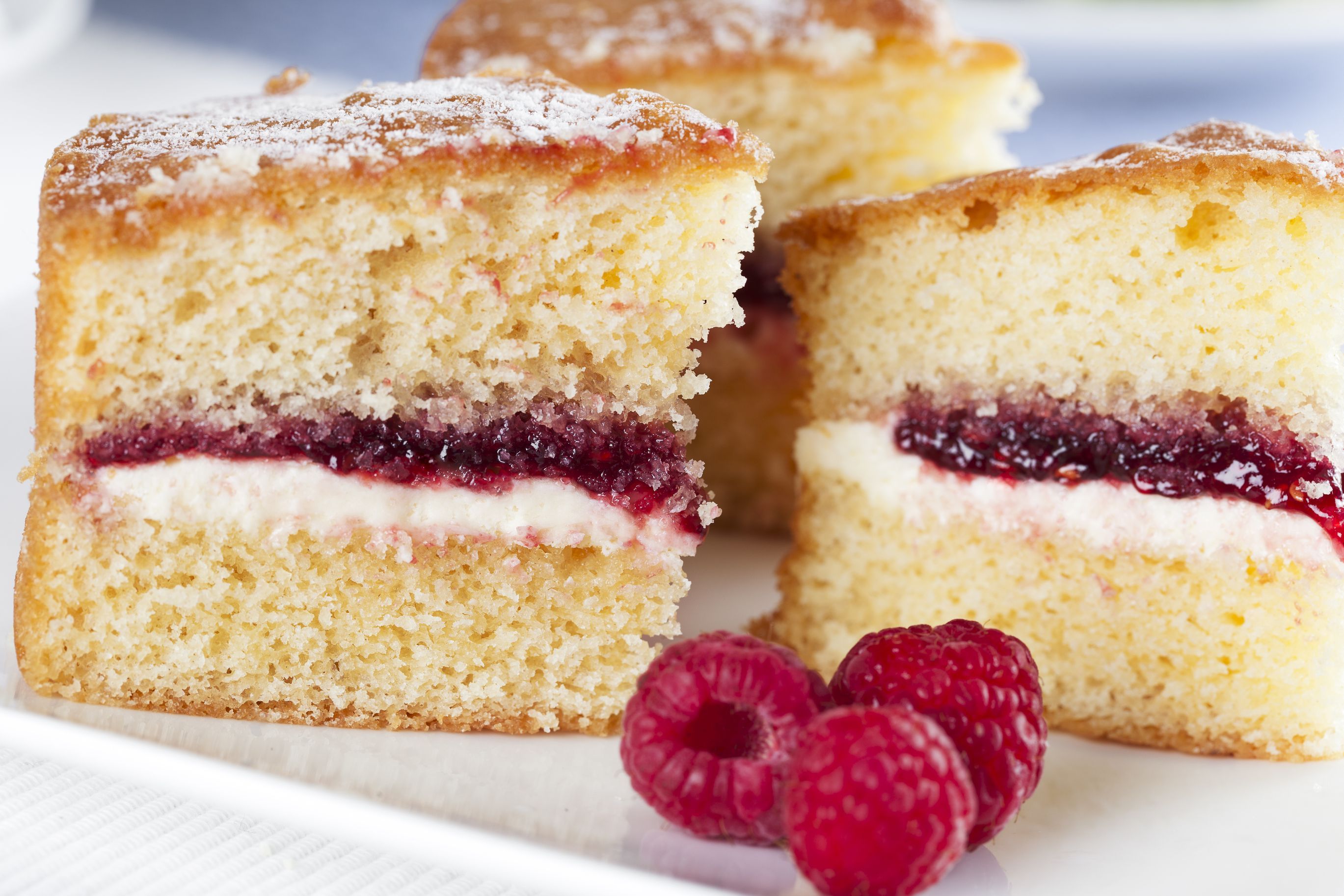 Mini Strawberry Sponge Cakes - TeaTime Magazine