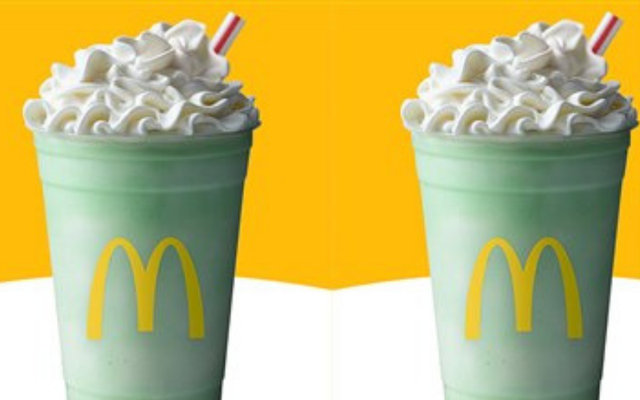 shamrock shake st patricks day river