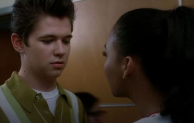 Damian McGinty as Rory Flanagan and Naya Rivera as Santana Lopez in an episode from season three of \"Glee.\"