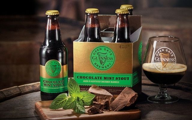 Chocolate Mint Stout Aged in Kentucky Bourbon Barrels