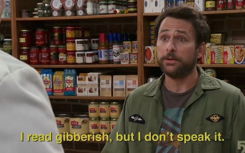 "Always Sunny" hit a homerun with “gibberish” Irish language scene