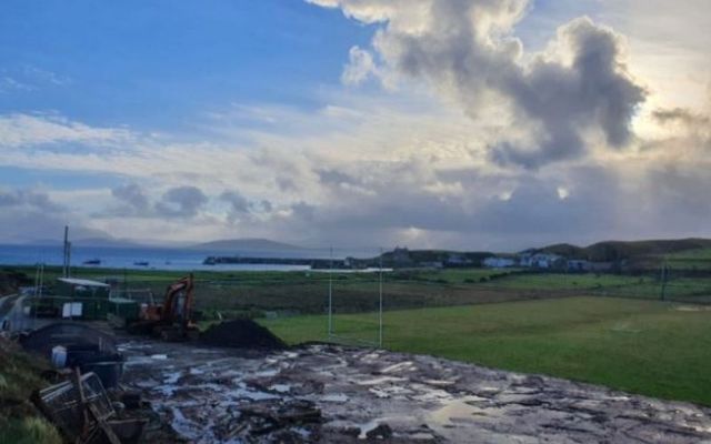 Clare Island GAA\'s pitch is one of the most scenic pitches in Ireland. 