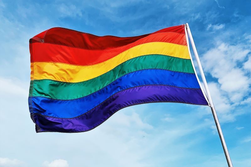 iowa gay pride flag burning