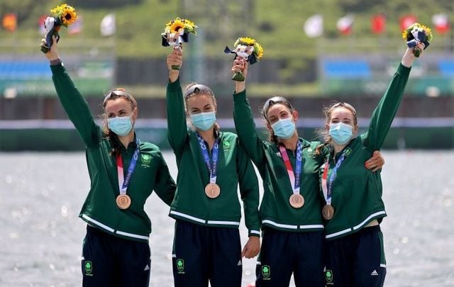 Ireland wins Bronze in Women's Four rowing at 2020 Olympics