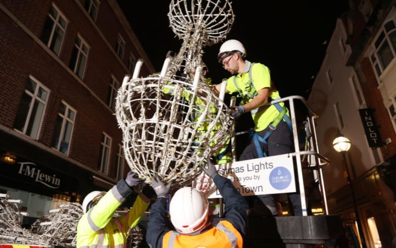 Dublin’s Christmas lights go up