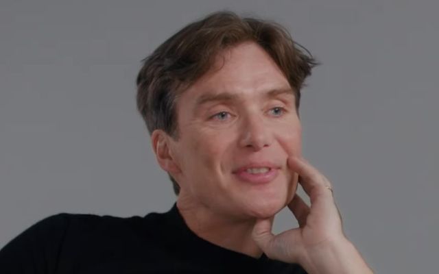 Cillian Murphy during his discussion with Margot Robbie for Variety\'s \"Actors on Actors\" series.