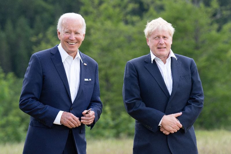 Boris Johnson Has "never Wanted To Accept" Joe Biden's Irish Pride