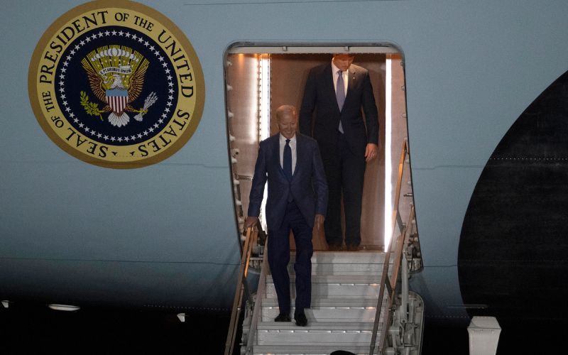 Belfast's warm welcome for Biden