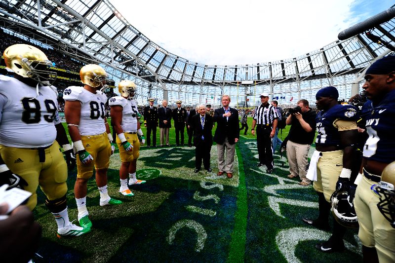 Notre Dame v Navy Dublin 2023 game to attract 40k fans