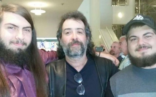 Stephen Termini, center, with his sons Mike Rizzuto and Jesse Rizzuto.