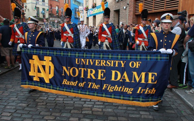 Notre Dame Navy In Dublin 2024 Minda Myrlene