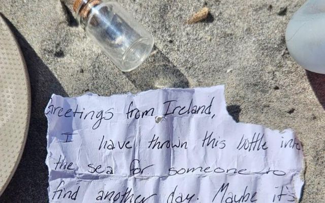 Irish Message In A Bottle Writer Aoife Connects With New Jersey Man   Cropped Irish Message In A Bottle   Frank Bolger 