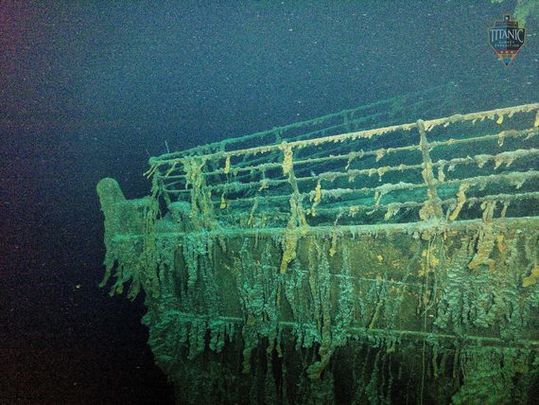 titanic artifacts underwater