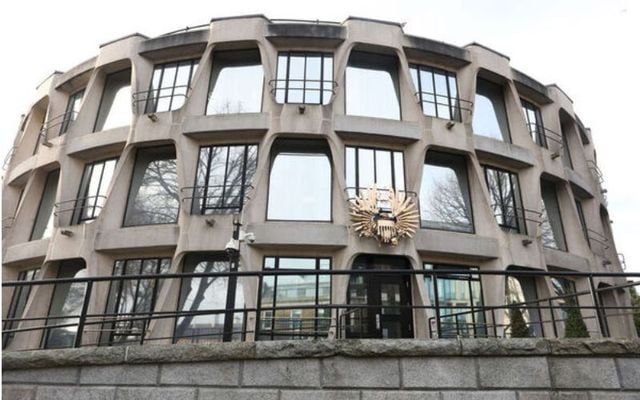 The current Embassy of the United States of America in Ballsbridge, Dublin.