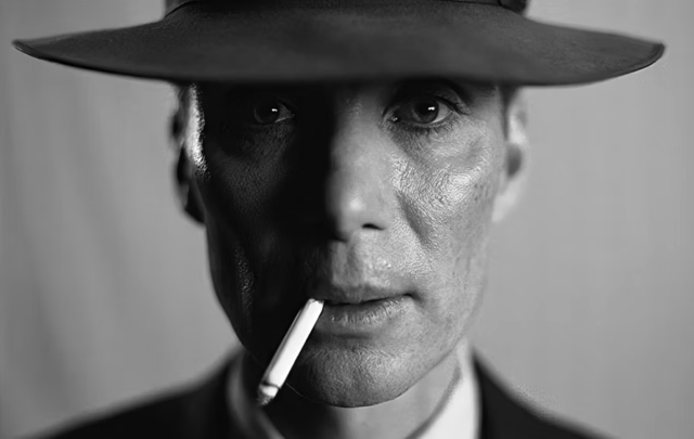 Cillian Murphy as J. Robert Oppenheimer in \"Oppenheimer.\"