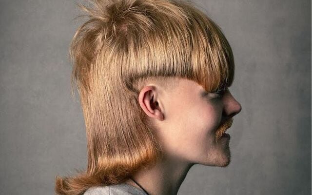 Mayo lad Trevor Hyland and his magnificent mullet.