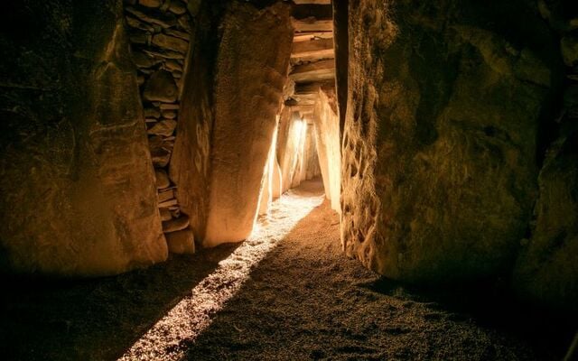 The magical winter solstice inside the Newgrange monument in Co Meath.