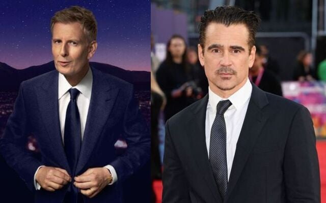 Patrick Kielty is rolling out the red carpet for Hollywood actors Colin Farrel