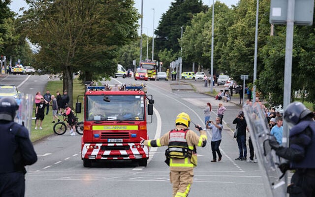 Scenes near the former Crown Paints Factory after a fire was started in the building back in July 2024.