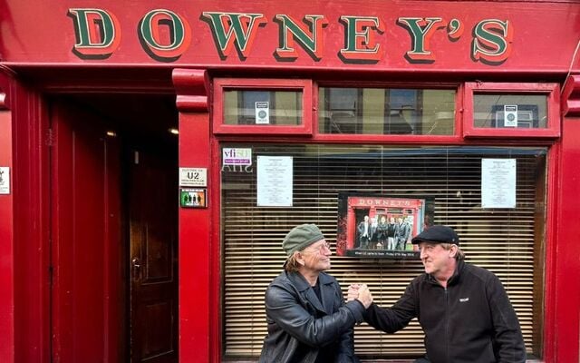 U2 frontman Bono paid a surprise visit to Downey\'s in Waterford.