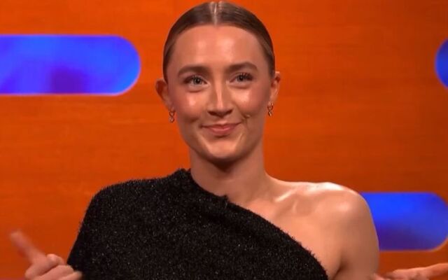 Saoirse Ronan on \"The Graham Norton Show.\"