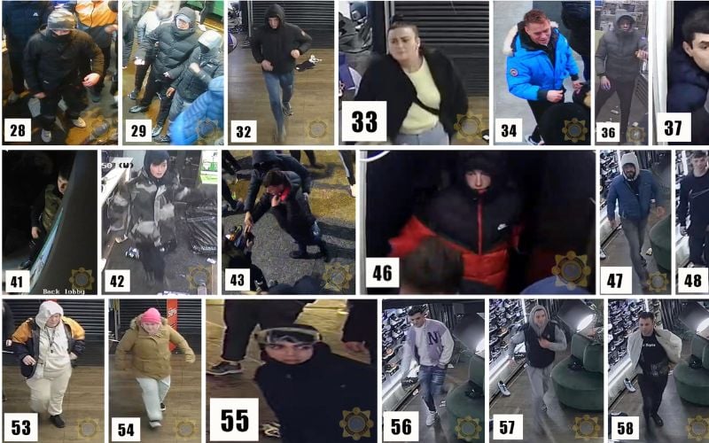 Gardaí share pictures of 99 'persons of interest' ahead of first anniversary of Dublin riot