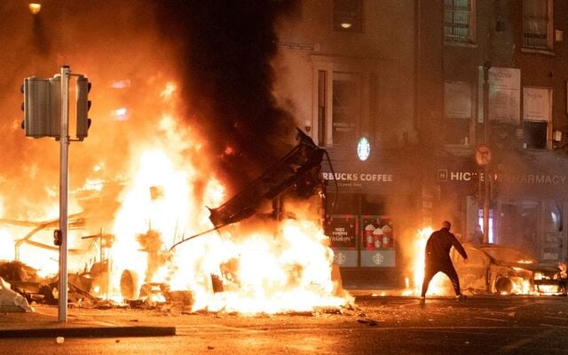 November 23, 2023: Serious public disorder in Dublin City Centre.