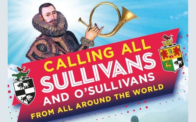 Are you a Sullivan or O\'Sullivan? Join your clan to break a world record in Ireland in 2026.