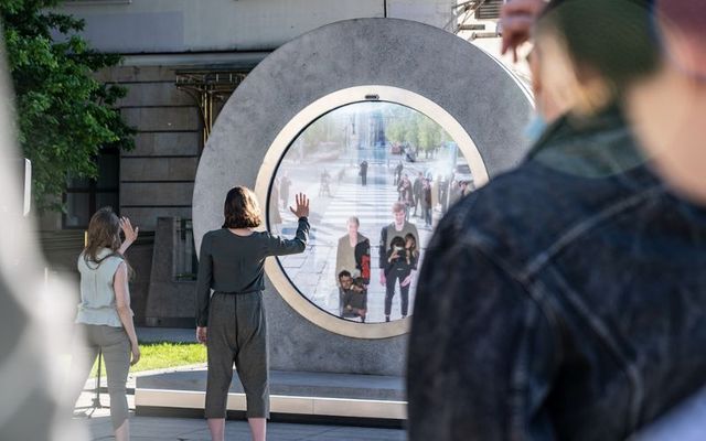 Interactive "Portal" Between New York And Dublin This Spring