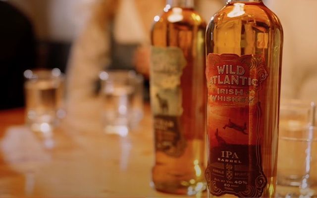 Kindle Spirit Company\'s Wild Atlantic Irish Whiskey.