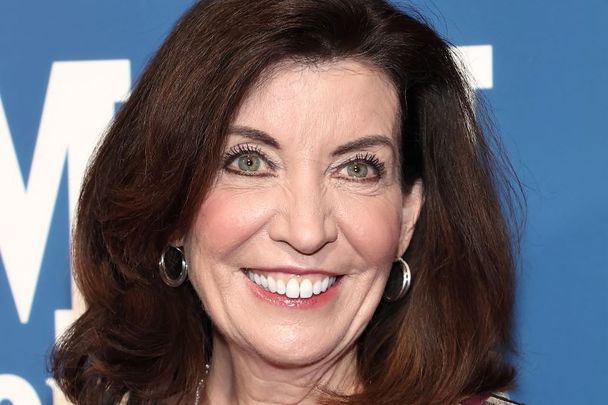 Governor of New York Kathy Hochul, pictured here in February 2022.