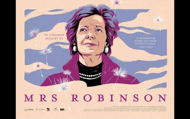 The poster for the upcoming bio-pic on Mary Robinson, \"Mrs Robinson\".