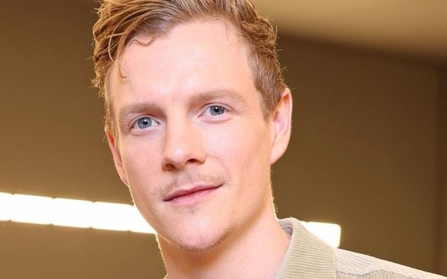 September 29, 2023: Patrick Gibson attends the Loewe Womenswear Spring/Summer 2024 show as part of Paris Fashion Week in Paris, France. 