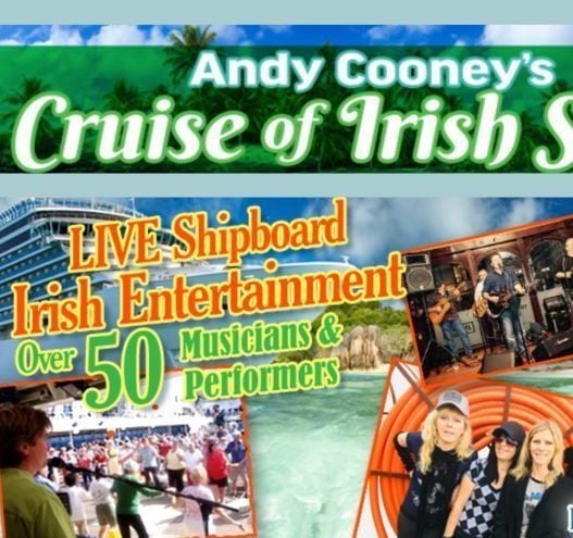 Special offer: Book your spot on Andy Cooney's Cruise of Irish Stars! 