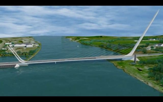 A rendering of the Narrow Water Bridge connecting Co Louth and Co Down.