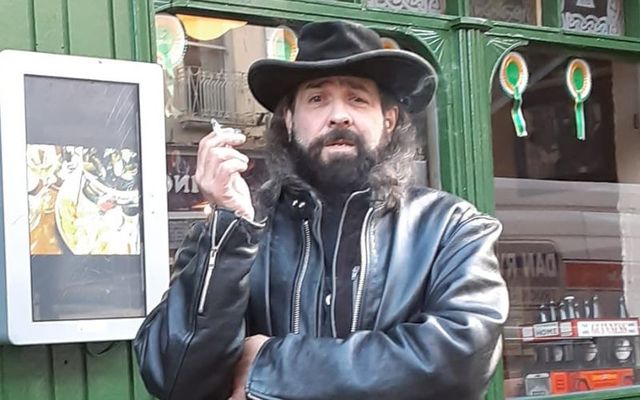 Stephen Termini photographed outside the Celt pub, on Dublin\'s Talbot Street, before his attack.