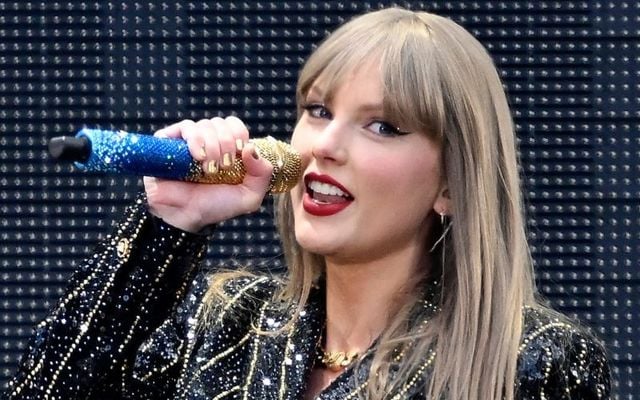 June 21, 2024: Taylor Swift performs on stage during the \"Taylor Swift | The Eras Tour\" at Wembley Stadium in London, England. 