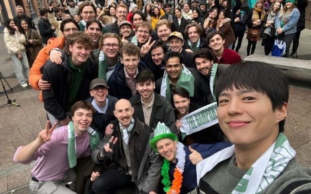 The Ramparts with Park Bo-gum in Dublin.