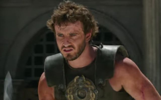 Irish actor Paul Mescal stars in the first official trailer for \"Gladiator II.\"