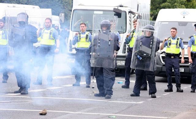 July 15, 2024: Scenes of disturbances have broken out at a site in Dublin that is due to be developed for International Protection applicants.