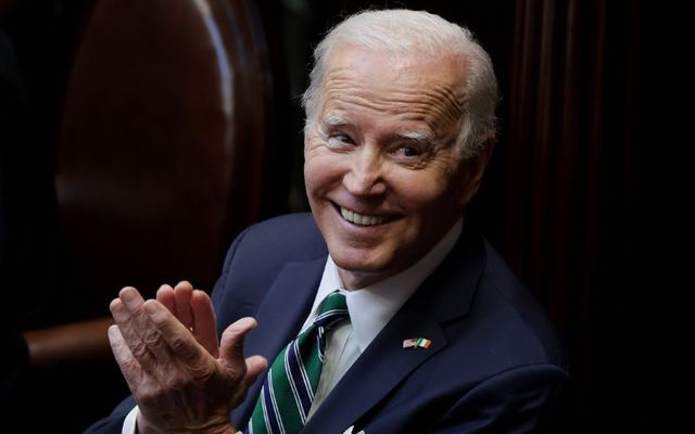 April 13, 2023: US President Joe Biden in Leinster House, where he delivered remarks to the House of the Oireachtas.