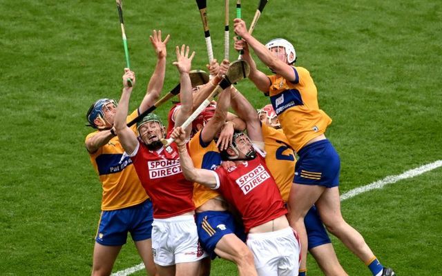 July 21, 2024: Cork and Clare battle it out in the All-Ireland Senior Hurling Championship final.