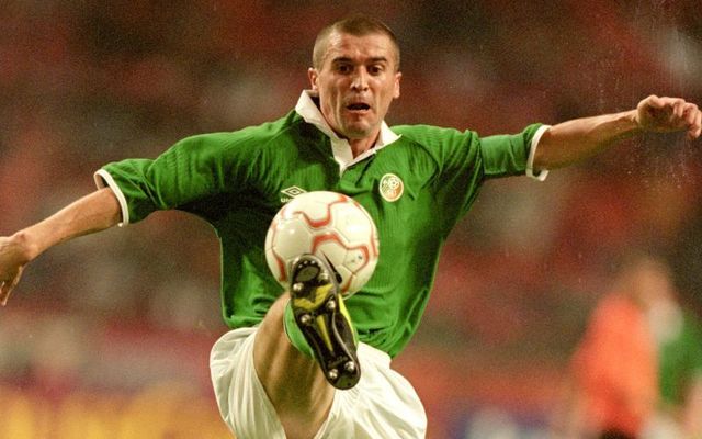 September 2, 2000: Roy Keane of Republic of Ireland controls the ball during the World Cup 2002 Group 2 Qualifying match against Holland played at the Amsterdam ArenA, in Amsterdam, Holland. The match ended in a 2-2 draw.