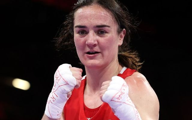 July 31, 2024: Kellie Harrington of Team Ireland after winning the Women\'s 60kg Quarter Final match against Angie Paola Valdes Pana of Team Colombia on day five of the Olympic Games Paris 2024 at North Paris Arena in Paris, France.