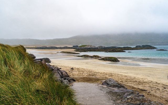 Derrynane Beach in County Kerry, Ireland.