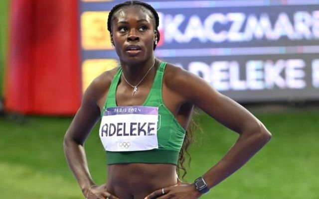 August 9, 2024: Rhasidat Adeleke after finishing fourth in the Women\'s 400m event.